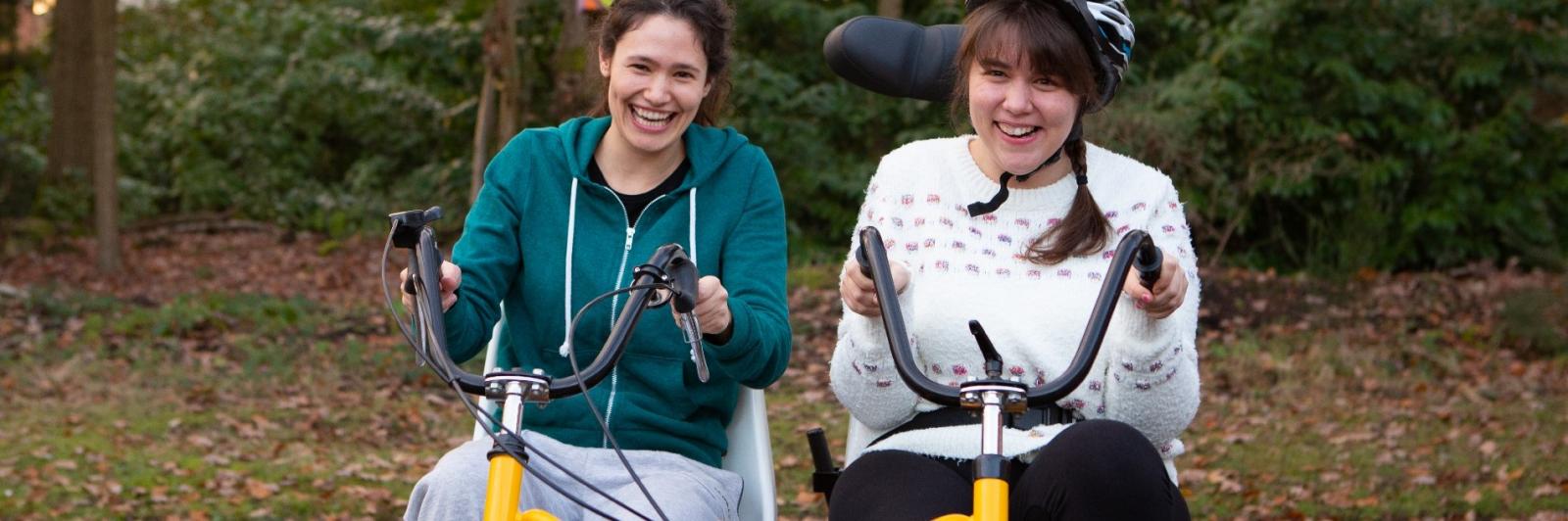 Joanne cycling